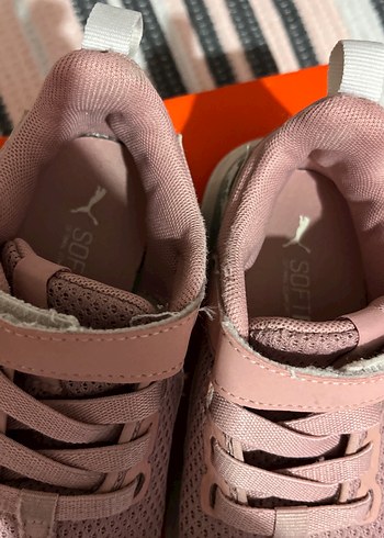 Kız Çocuk Pembe Cırt Cırtlı Spor Ayakkabı - Görsel 4