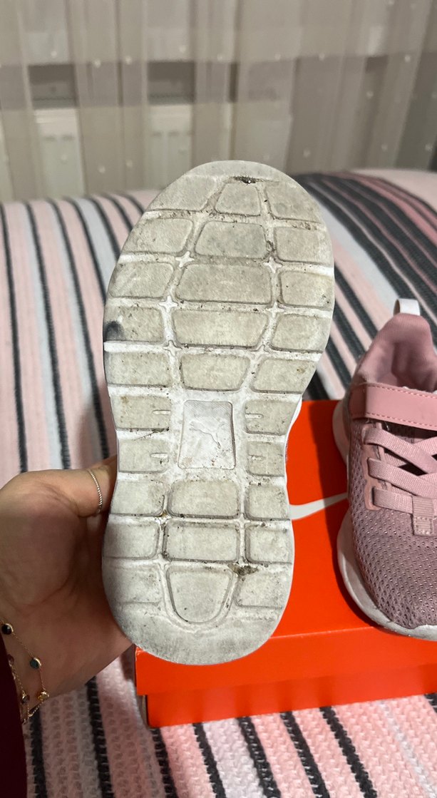 Kız Çocuk Pembe Cırt Cırtlı Spor Ayakkabı - Görsel 2