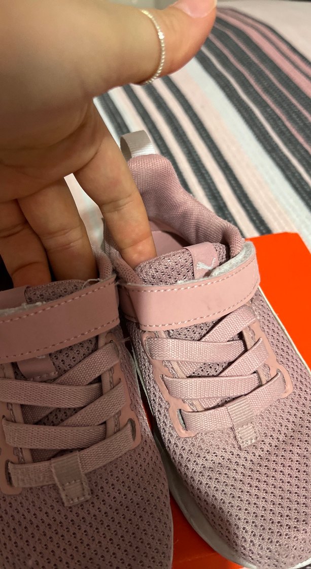 Kız Çocuk Pembe Cırt Cırtlı Spor Ayakkabı - Görsel 3