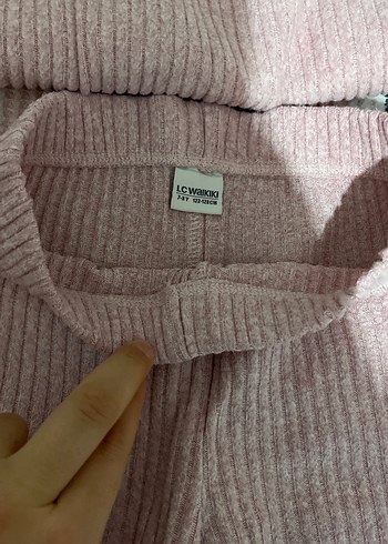 Pembe Triko Kız çocuk Takımı Kapüşonlu - Görsel 8