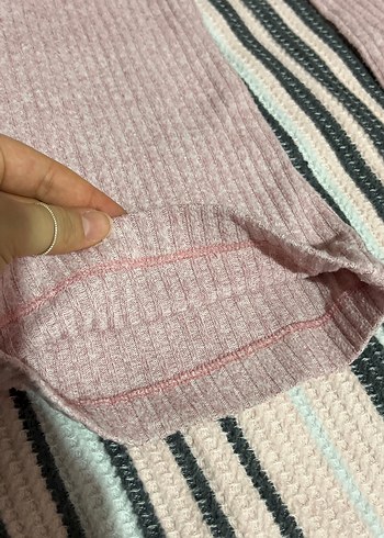 Pembe Triko Kız çocuk Takımı Kapüşonlu - Görsel 6