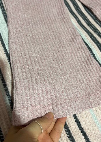 Pembe Triko Kız çocuk Takımı Kapüşonlu - Görsel 5