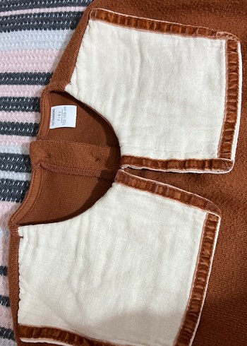 Kahverengi Uzun Kollu Kız çocuk Takımı - Görsel 2