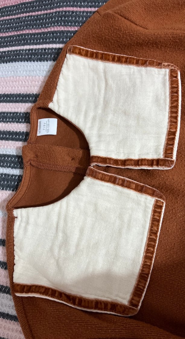 Kahverengi Uzun Kollu Kız çocuk Takımı - Görsel 2