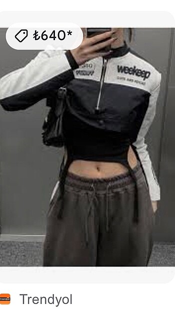 s Beden Harajuku y2k crop ceket