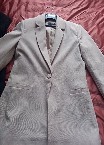 Mila blazer ceket bej rengi