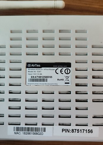 Airties Air 5341 72 Mbps ADSL2+ Modem - Görsel 8