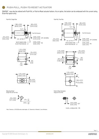 Snapak Airpax PP11-0-5.00A-OB-V Devre Kesici - Görsel 3