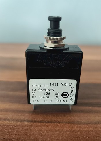 Snapak Airpax PP11-0-10.00A-OB-V Devre Kesici - Görsel 5