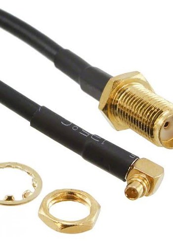 Coaxial SMA to MMCX RG-174 100mm Kablo