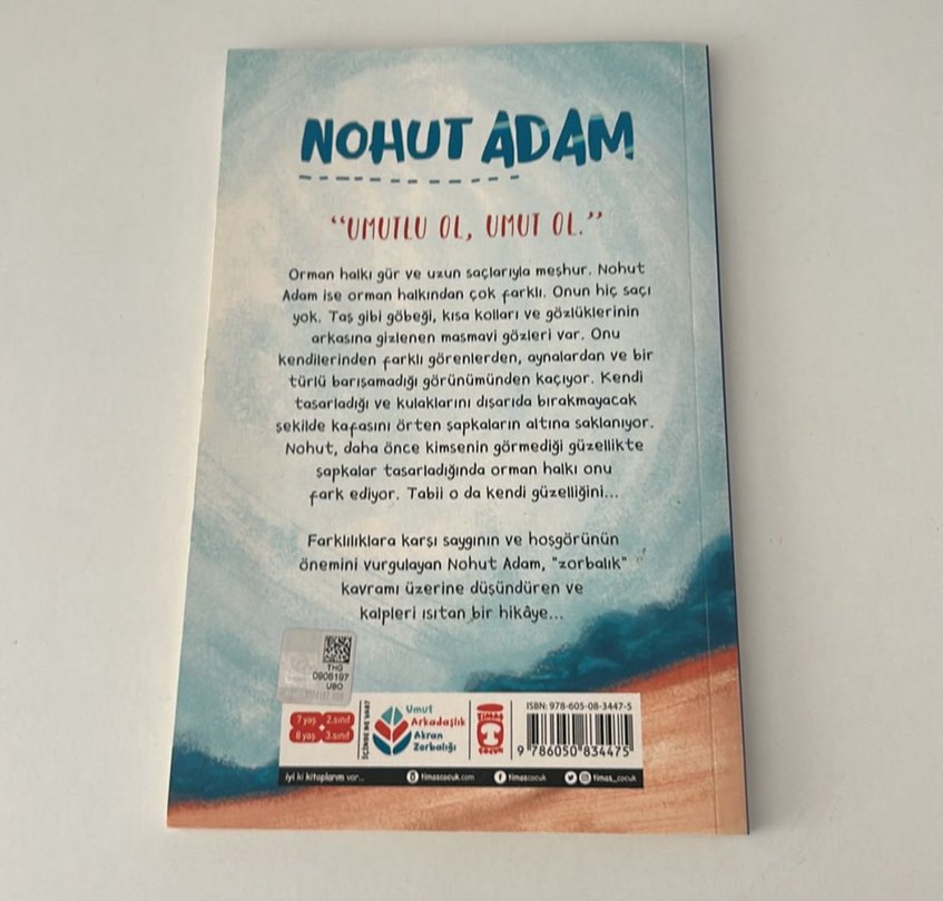 Nohut Adam - Anıl Basılı, Resimli Çocuk Kitabı - Görsel 2