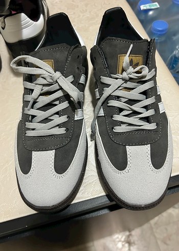 Gri Adidas Samba Kadın Spor Ayakkabı - Görsel 2