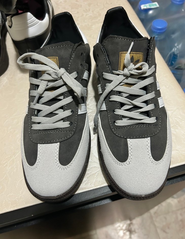 Gri Adidas Samba Kadın Spor Ayakkabı - Görsel 2