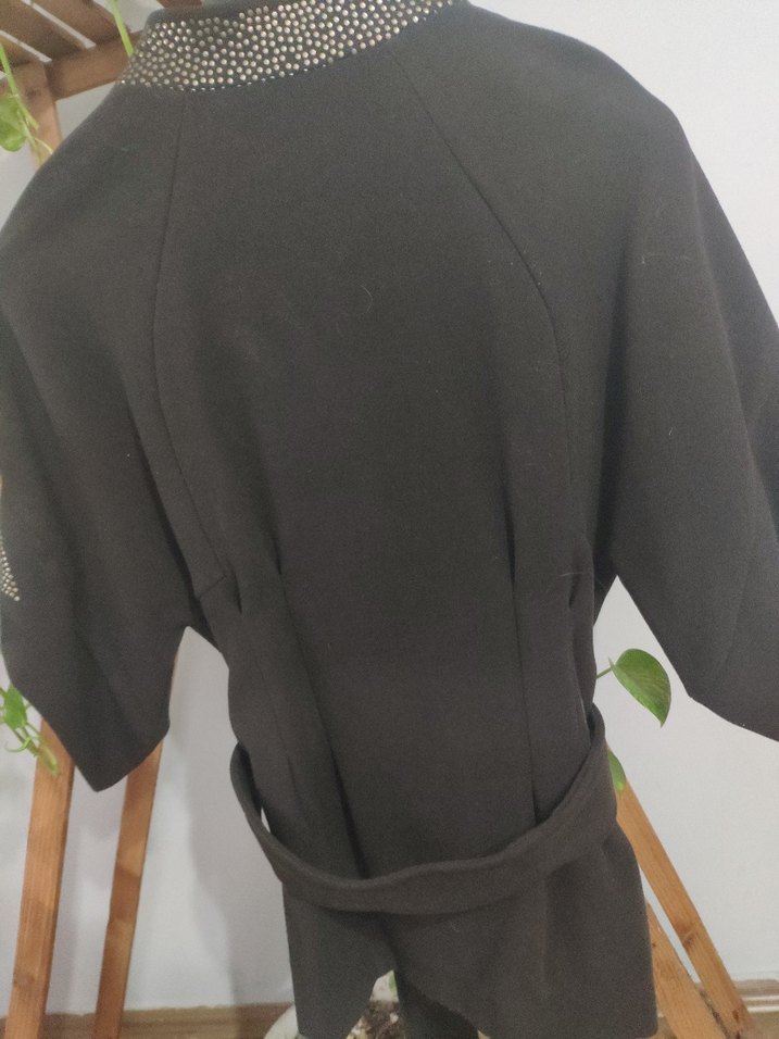 Kemerli kahverengi Midi Kaban - Görsel 5