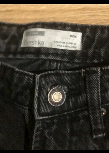 Kadın Siyah Regular Fit Denim Pantolon - Görsel 4