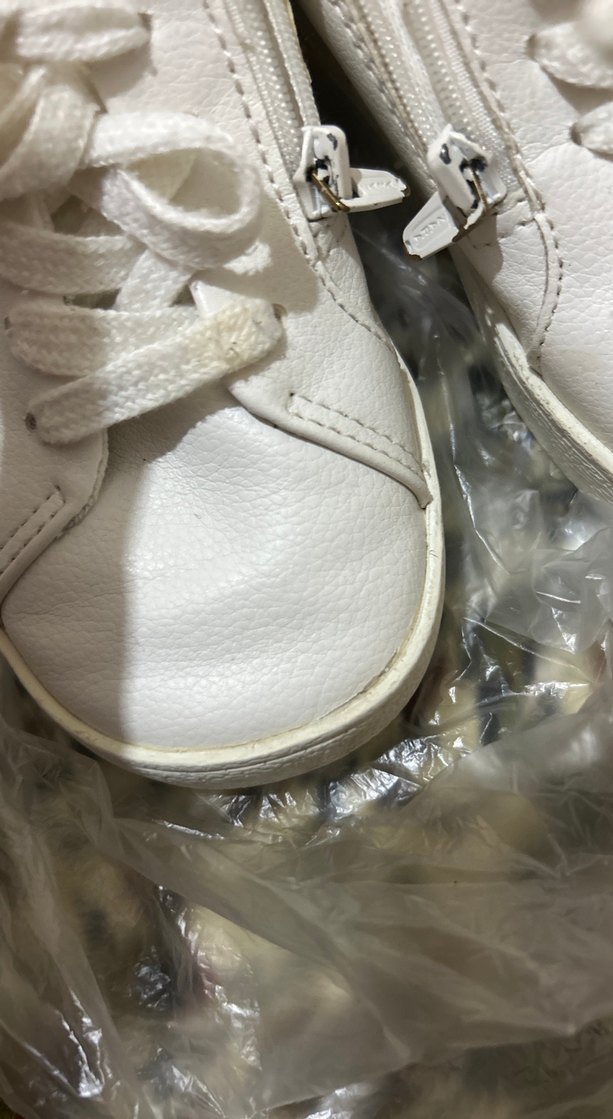 Kız Çocuk Beyaz Bağcıklı Spor Ayakkabı - Görsel 4