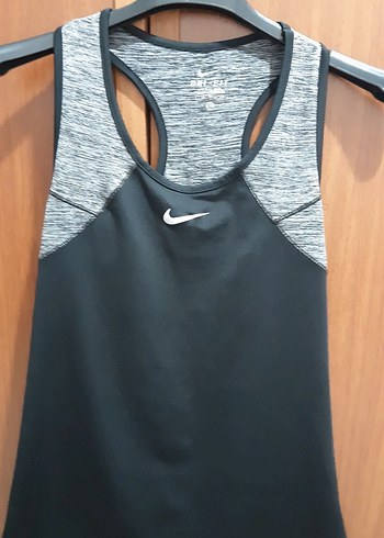 Nike Gri Siyah Spor Kadın Atlet - Görsel 3