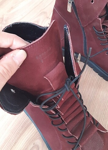 39 Beden bordo Renk Kadın bot