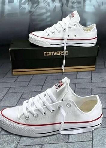 Converse All Star-Beyaz Kısa..