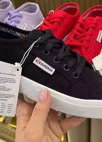 41 Beden SUPERGA-BLACK-FIRSAT ÜRÜNÜ..