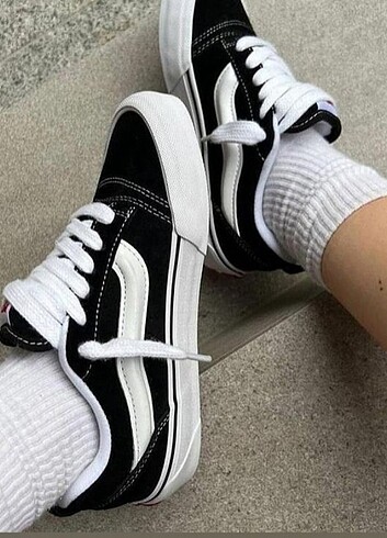 42.5 Beden siyah Renk VANS KNU PLATFORM-FIRSAT ÜRÜNÜ..