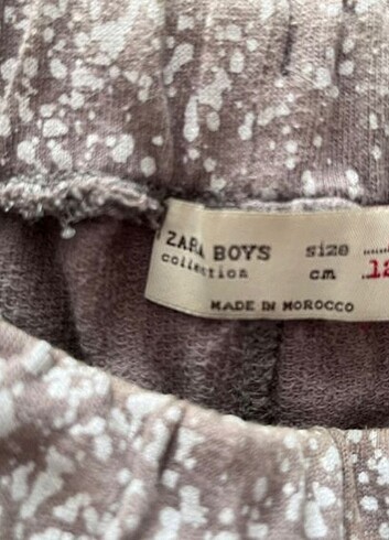 8 Yaş Beden Zara marka penye çocuk şort