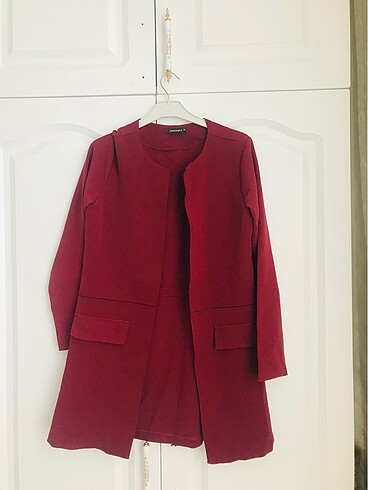 Bordo blazer ceket
