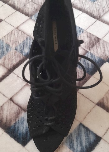 38 Beden siyah Renk Siyah Süet Kadın Stiletto Kemerli