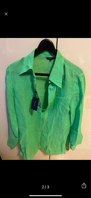 Massimo Dutti Massimo dutti keten gömlek