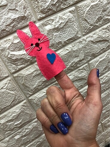 Keçe parmak kukla - Görsel 5