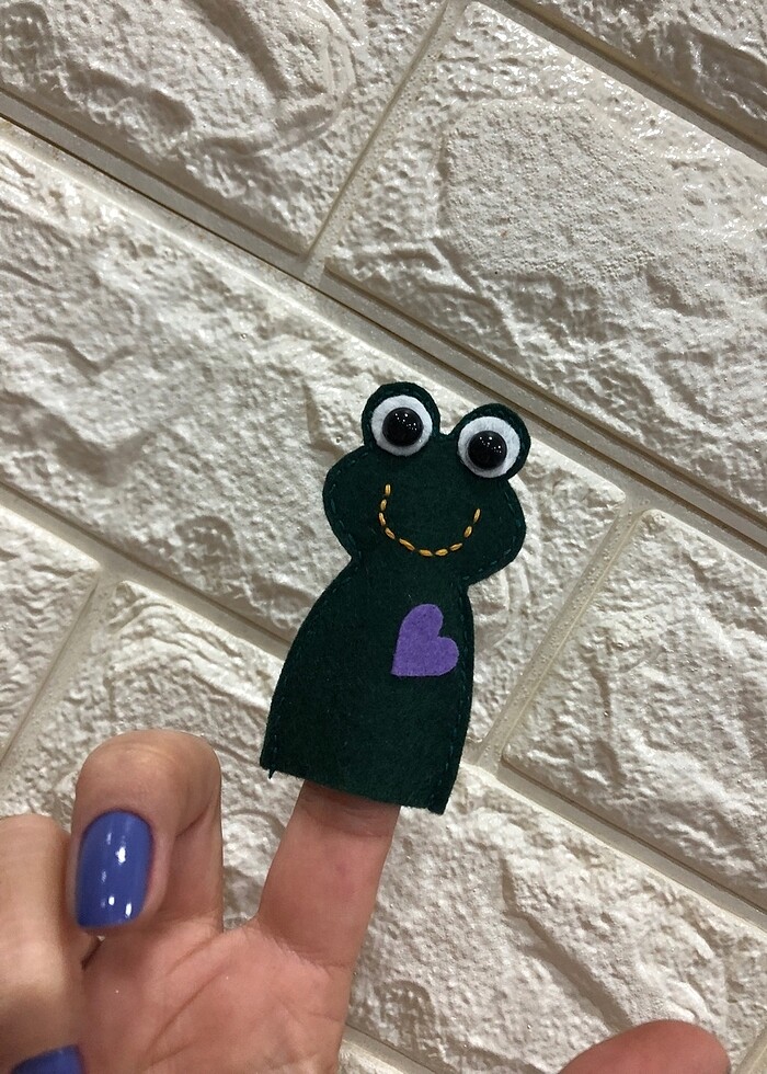 Keçe parmak kukla - Görsel 3