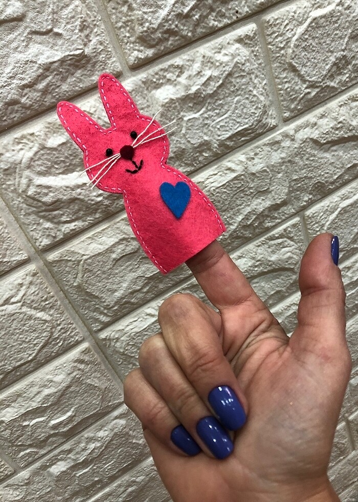 Keçe parmak kukla - Görsel 5