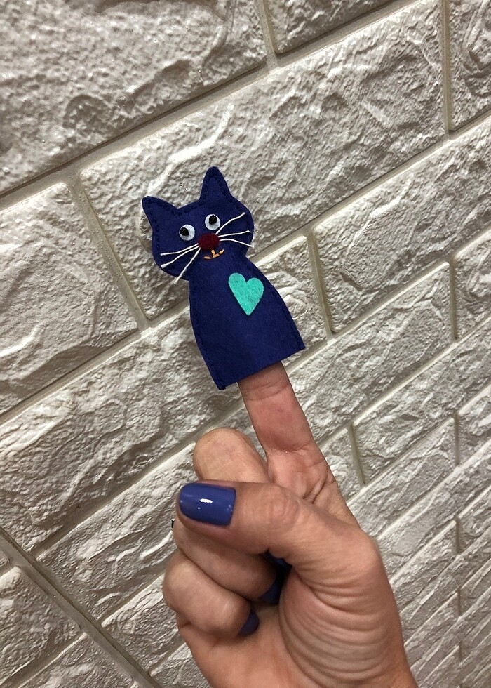 Keçe parmak kukla - Görsel 4