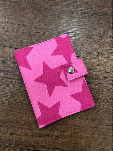 Yıldız kumaş pasaport/ruhsat kılıfı - Görsel 2
