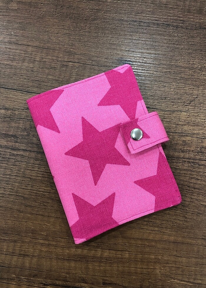 Yıldız kumaş pasaport/ruhsat kılıfı - Görsel 2