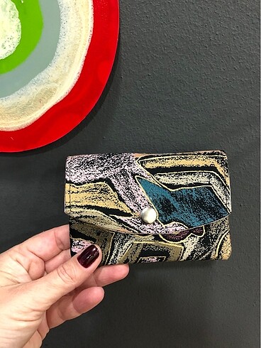 Kumaş kartlık cüzdan - Görsel 7