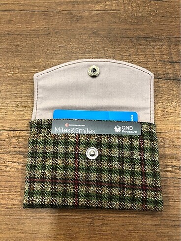 Kumaş kartlık cüzdan - Görsel 6