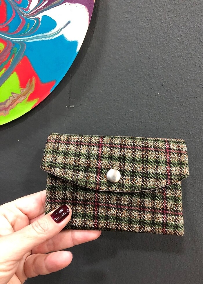 Kumaş kartlık cüzdan - Görsel 5