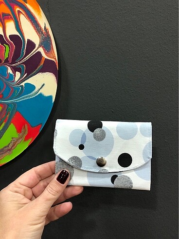 Kumaş kartlık cüzdan - Görsel 7