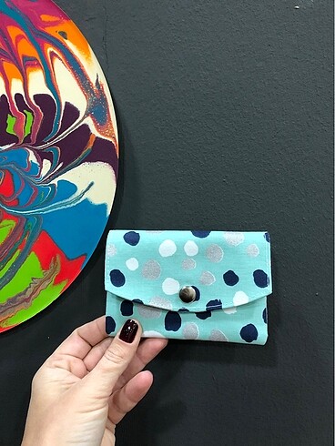 Kumaş kartlık cüzdan - Görsel 9