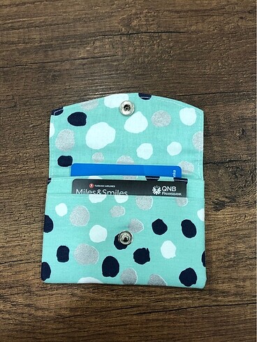 Kumaş kartlık cüzdan - Görsel 10