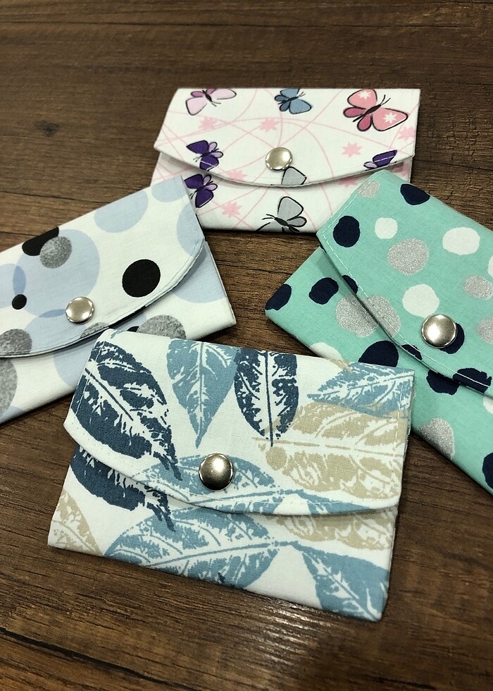 Kumaş kartlık cüzdan - Görsel 2