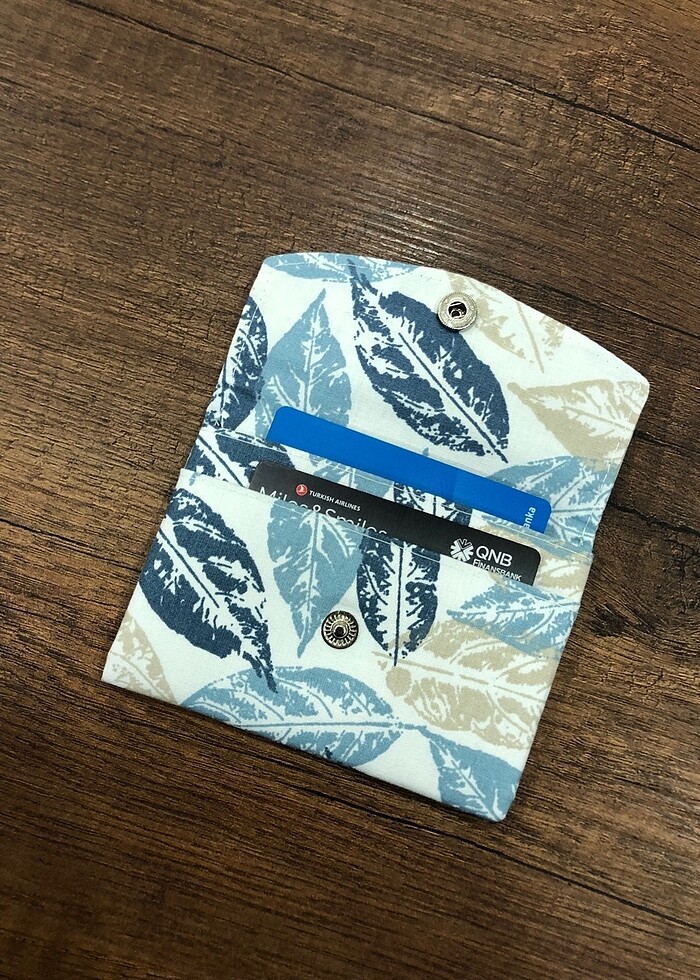 Kumaş kartlık cüzdan - Görsel 4