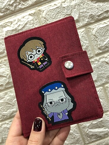 Diğer Harry Potter kumaş pasaport/ruhsat kılıfı
