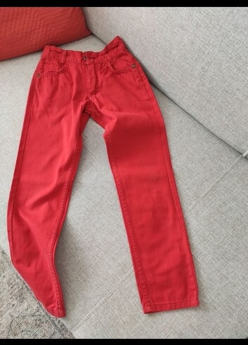 Kırmızı 6 yaş pantolon