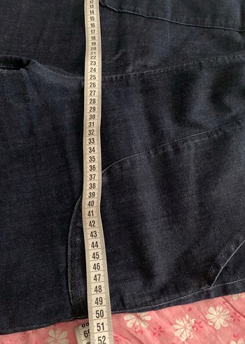 xl Beden lacivert Renk Bayan şort kot