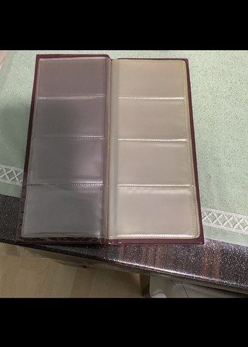 Bordo Kadın Deri kart vizitlik - Görsel 2