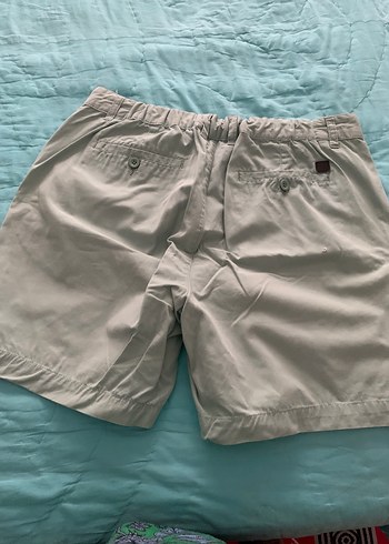 LC Waikiki Nil yeşili Erkek Keten Bermuda Şort