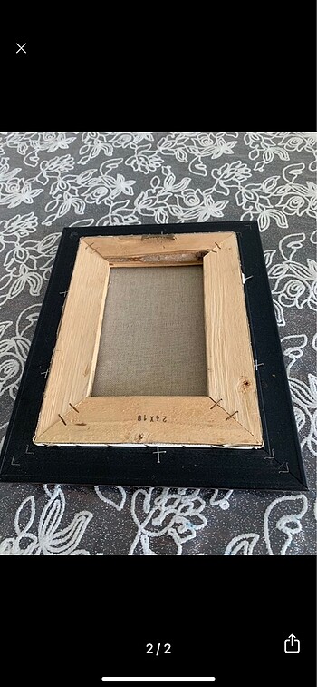 Tablo tahta cerceveli - Görsel 2