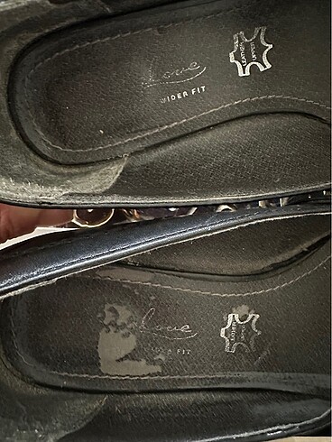 38,5 Beden siyah Renk Clarks deri ayakkabı